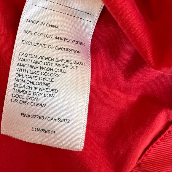 Red Laundry by Shelli Segal jacket Large - Picture 9 of 9